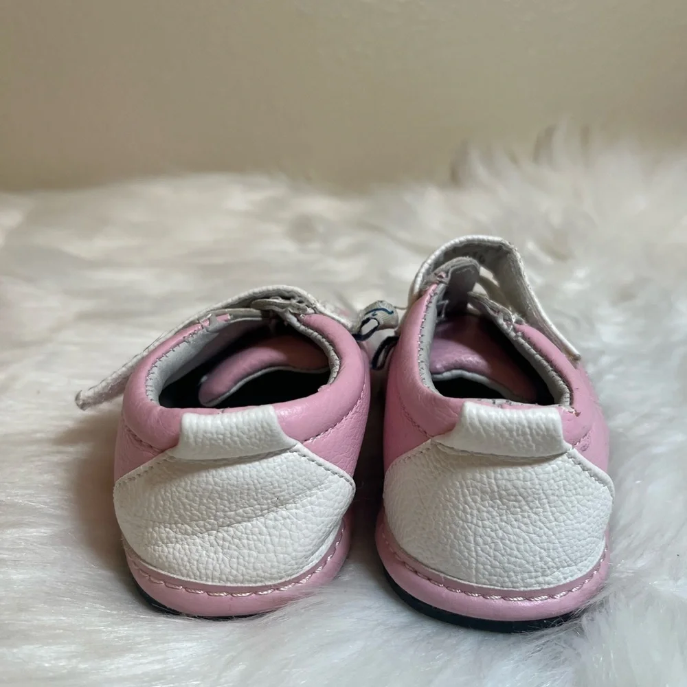 Jack and Lily Pink White Shoes